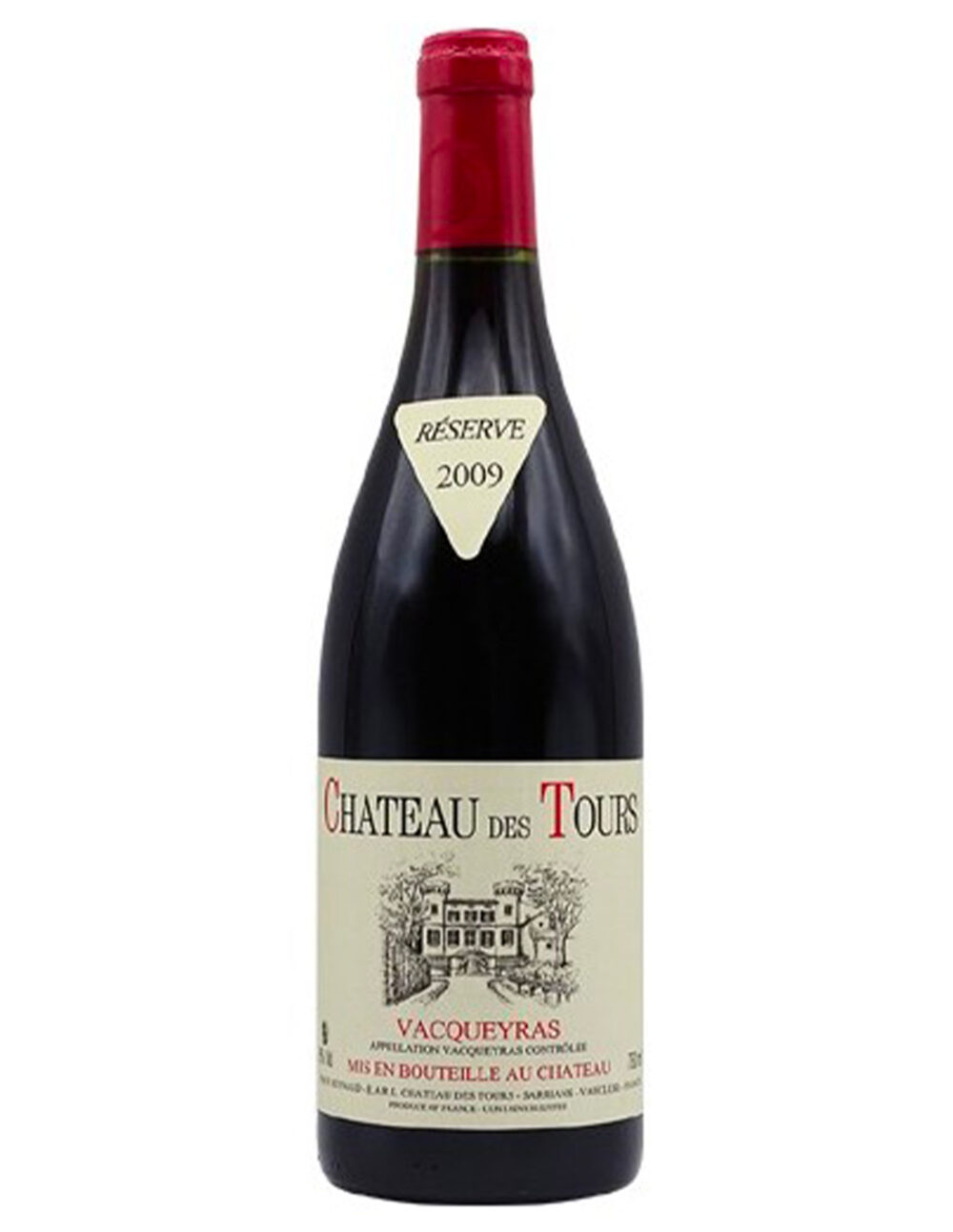 Vacqueyras Réserve Rouge - Domaine Chateau des tours