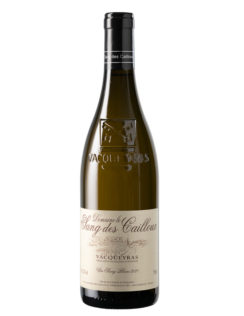 Vacqueyras cuvée un sang blanc - Domaine Le sang des cailloux